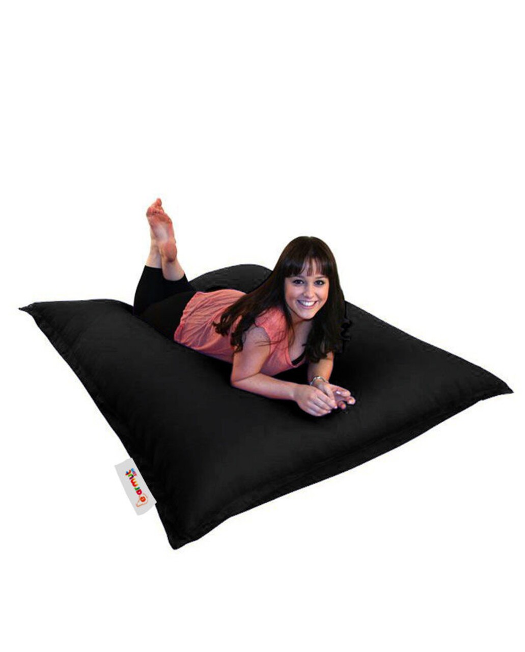 Fotoliu Puf, Bean Bag, Ferndale, 100 X 100 Cm, Poliester Impermeabil, Negru