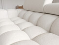Coltar extensibil dreapta 3 locuri ELTAP, LT-01AMO, Felro, 285x181x93 cm, lemn/poliester, alb