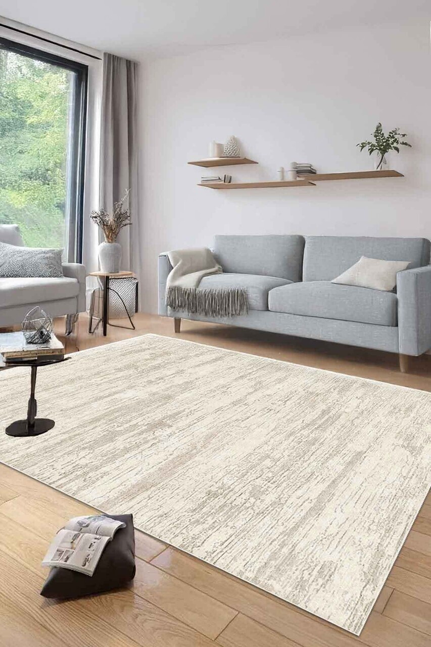 Covor, CLR-7361-HALI-56, 160x300 cm, Poliester, Bej