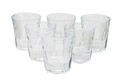 Set 6 pahare Glam, Pasabahce, 5.5 x 3.5 x 4.8 cm, sticla, transparent