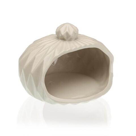 Suport pentru burete de vase Beige, Versa, 12x12x10 cm, dolomit