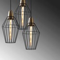 Lustra, Tatum, 584TTM1349, Metal, Negru