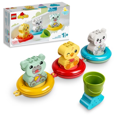 Jucarie – distractie la baie Tren cu animale, LEGO, plastic