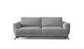 Canapea extensibila 3 locuri ELTAP, Meg19, Megis, 242x95x90 cm, lemn/poliester, gri deschis