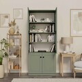 Dulap multifunctional, Hanah Home, Lisa 1600-135, 80x190x37 cm, PAL, Verde