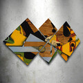 Set 4 tablouri decorative, 4MDF751011349, MDF, Imprimat UV, Multicolor