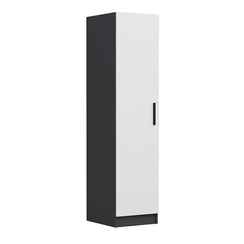 Dulap pentru haine, Minerva, Minar Kale, Alb / Antracit