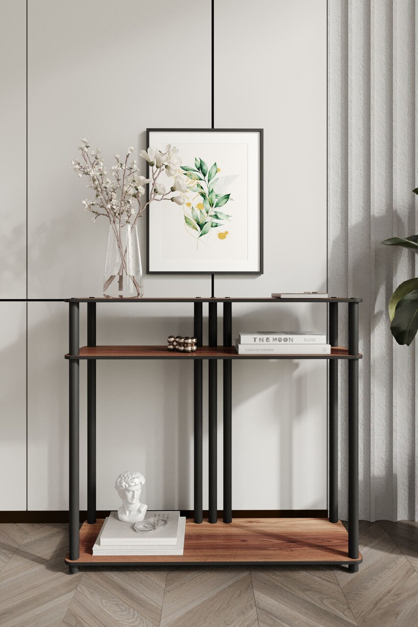 Dulap, Hanah Home, Garcia, 90x30x84 cm, MDF , Maro - view 2