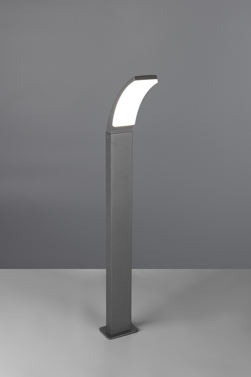 Lampadar de exterior Beja, RL, 12x21x100 cm, 12.5W, 1x SMD LED, aluminiu, antracit