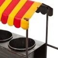 Ghiveci, Cart Stripes, Creaciones Meng,  37.5x21x37 cm, fier