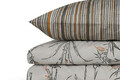 Lenjerie de pat dubla King (FR), Gold Fish, Türkiz, Bumbac Ranforce