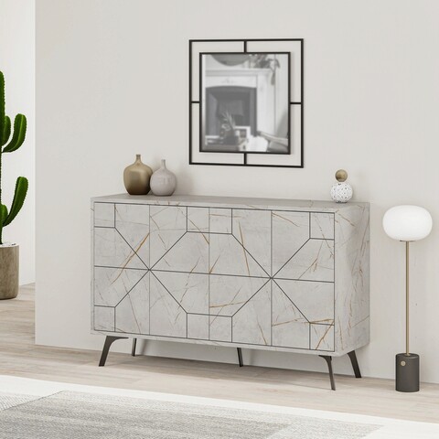 Consola, homitis, dune, 123x77.4x35 cm, maro