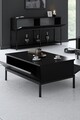 Masuta de cafea, Bexley, Lord, 90x40x60 cm, PAL, Negru