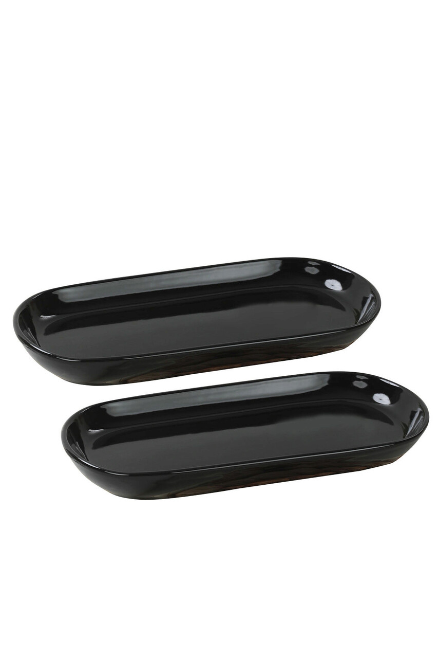 Set platouri servire, Hermia, 275KRM1424, Antibacterian, Negru - view 2