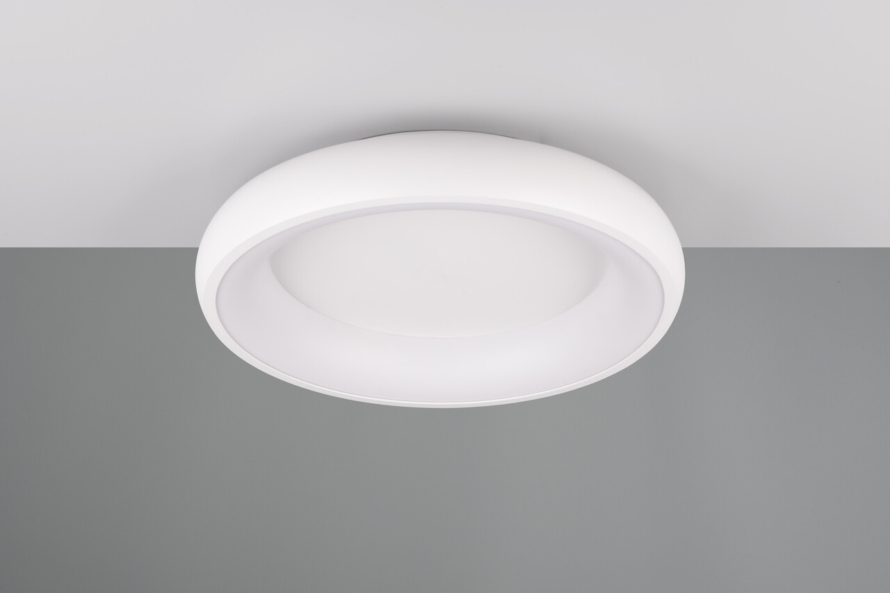 Plafoniera Cardona, TRIO, 46.5x10 cm, 29W, 1x SMD LED, metal, alb mat - 2 | YEO