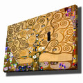 Tablou decorativ, 70100KLIMT003, Canvas, Lemn, Multicolor