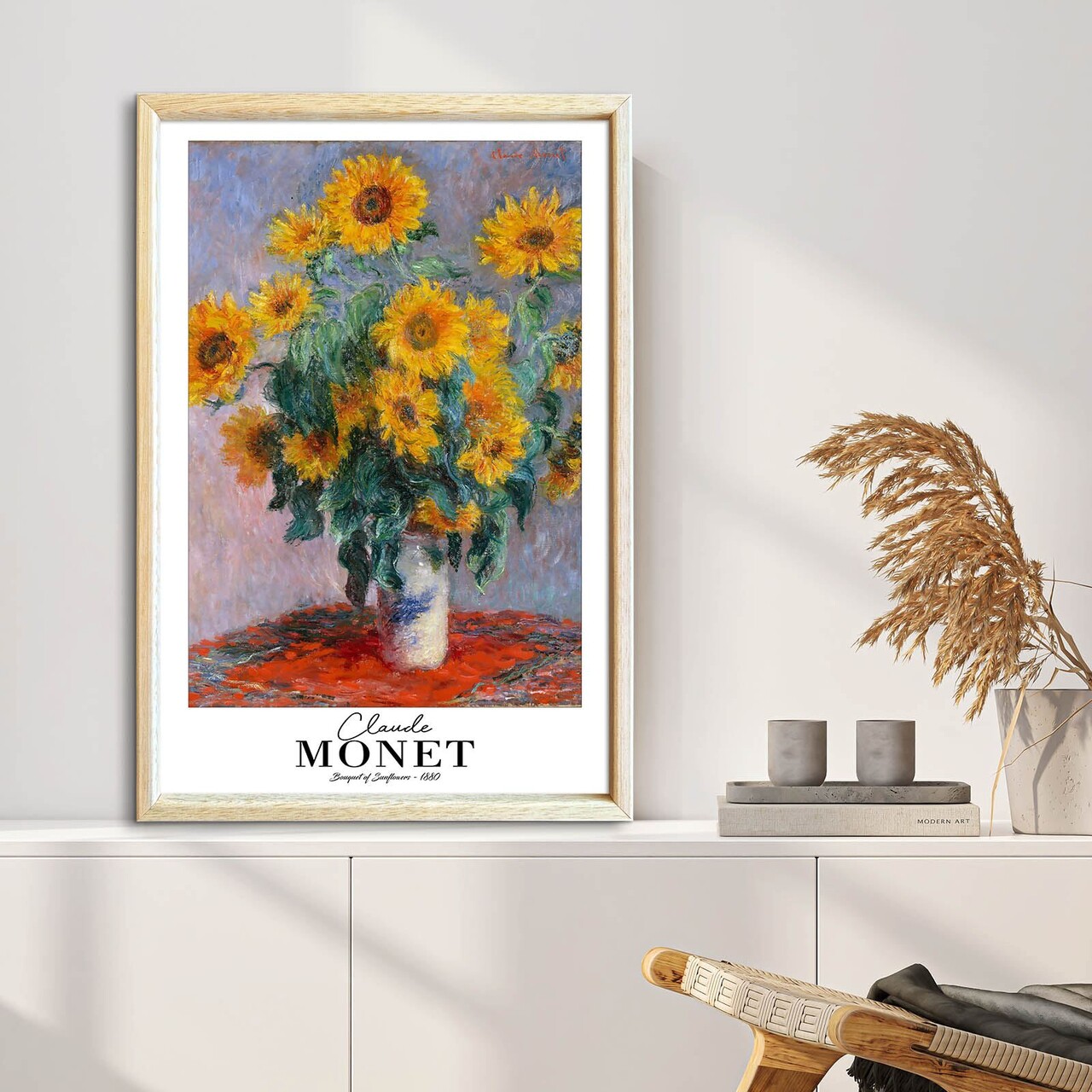 Tablou decorativ, 4262AHSMONET-003, Fundal: 100% MDF (Grosime: 2,7 mm), Multicolor - view 3