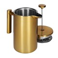Infuzor ceai/cafea Blanche, Homla, 22x11x18 cm, 1 L, inox, auriu