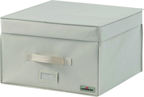 Cutie cu sac pentru vidat, compactor, 100 l, 25 x 42 x 42 cm, polietilena/nailon, bej