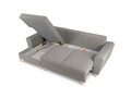 Coltar extensibil stanga 4 locuri, Moghan, Micadoni Home, NL, 241x145x88 cm, poliester Boucle, gri