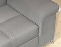 Coltar extensibil dreapta 4 locuri ELTAP, ERI-11, Eridano, 275x202x88 cm, lemn/poliester, gri deschis