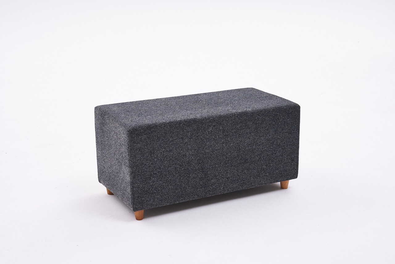 Taburet, Atelier del Sofa, 825BLC2401, Lemn, Antracit - view 2