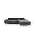 Coltar extensibil dreapta 3 locuri ELTAP, RT-04VE, Grayson, 278x205x92 cm, lemn/poliester, gri