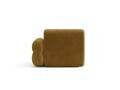 Modul canapea dreapta 1 loc, Neo, Micadoni Home, 110x100x83 cm, tesatura Chenille, galben mustar