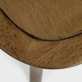 Scaun Loseli, Homla, 52x48x88 cm, lemn, maro