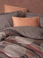Lenjerie de pat dubla, Fluss - Cinnamon, Cotton Box, Bumbac Ranforce