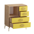 Dulap, Mod Design, ELİN, 70x88.6x40 cm, Aur / Stejar