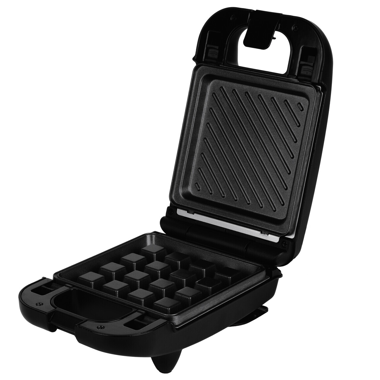 Sandwich maker 3 in 1 Berlinger Haus, Black Rose, 14x14 cm, aluminiu, negru - imagine 5