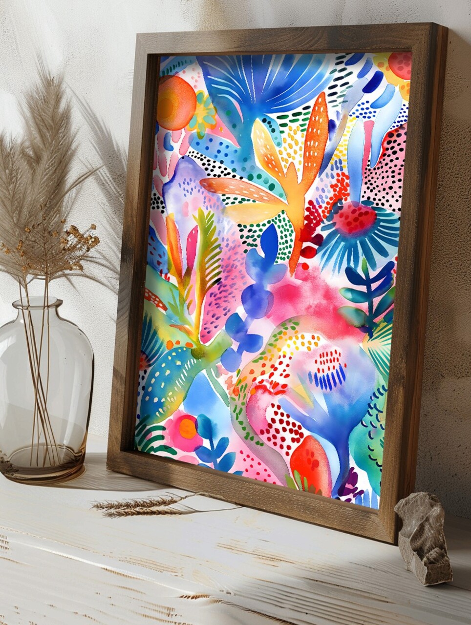 Tablou decorativ, GE022-L, Lemn, Multicolor - view 6
