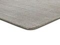 Covor lucrat manual, Viscose Liso 19 Silver, 200 x 290 cm, 100% poliester, gri deschis
