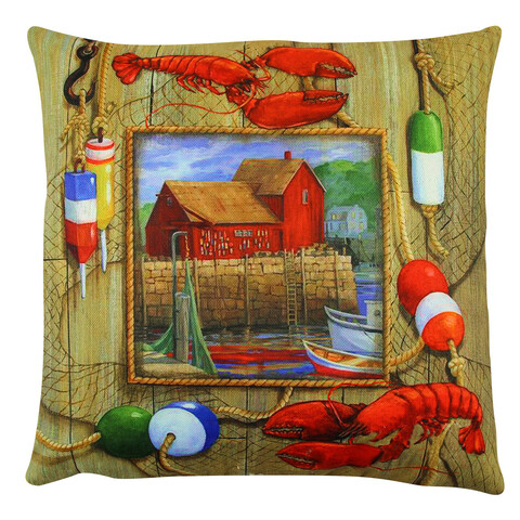 Perna, a12635, 43x43 cm, 50% bumbac / 50% poliester, multicolor