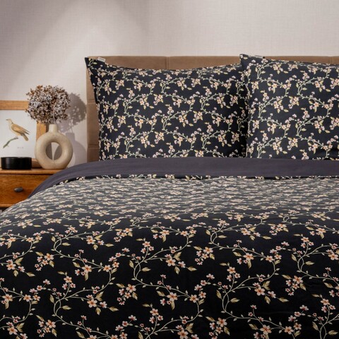 Lenjerie de pat pentru o persoana Adriana, Homla, 2 piese, 140x200 cm, microfibra din poliester, multicolor
