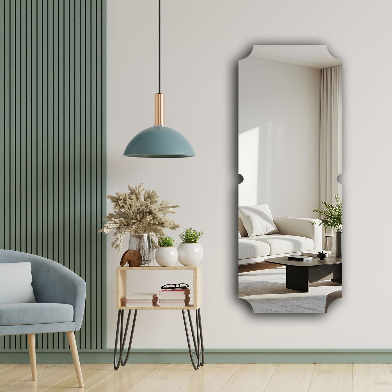 Oglinda decorativa Hanah Home 52135Ayna-007 52x135 cm OGLINDA (Grosime: 4 mm) Multicolor