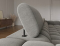 Coltar extensibil dreapta 3 locuri ELTAP, LT-06SO, Felro, 285x181x93 cm, lemn/poliester, gri inchis