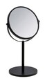 Oglinda cosmetica, Wenko, Assisi, Ø 17 cm, otel, negru