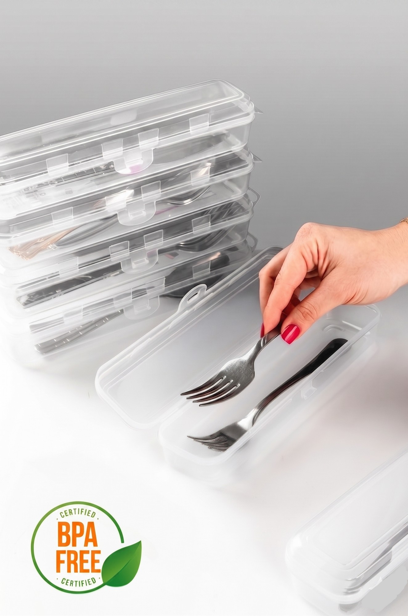 Organizator multifuncțional, Hermia, 734LRN1117, Transparent