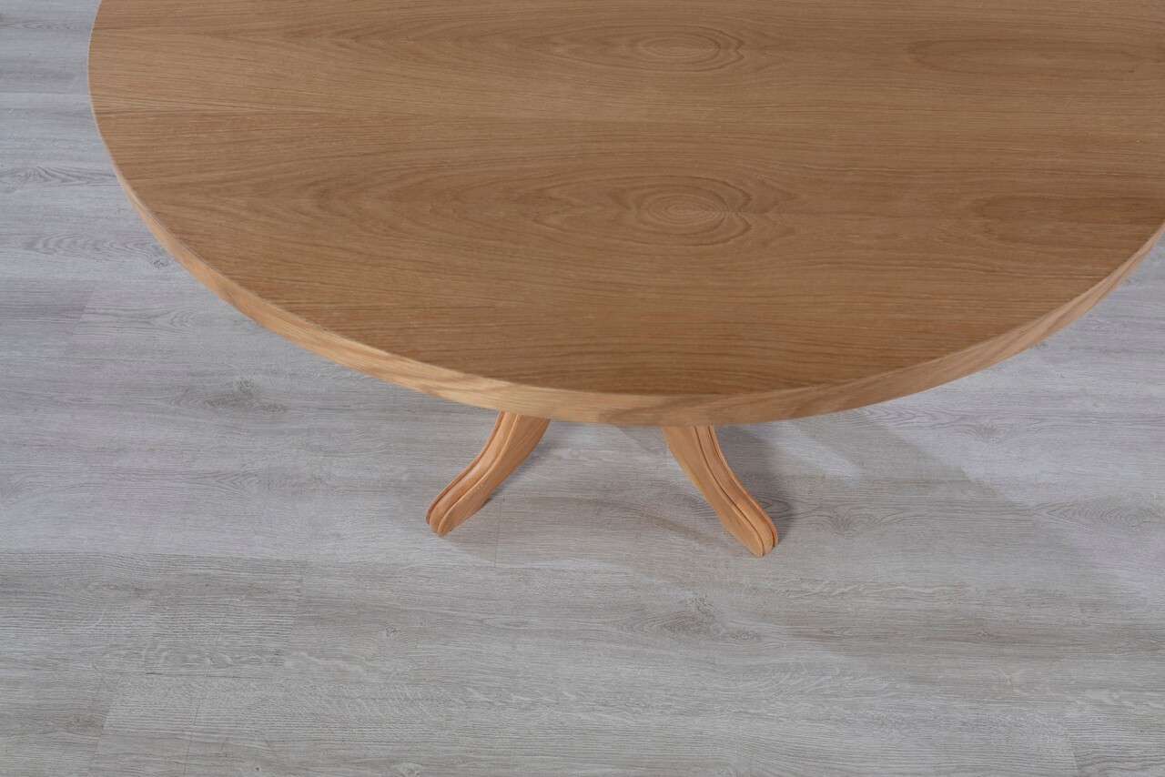 Set masă și scaune (5 bucăți), Hanah Home, Albero137, Natural - imagine 5