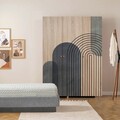 Dulap pentru haine, Vella, Lena 3 -973, 135x192x52 cm, PAL, Sonomo