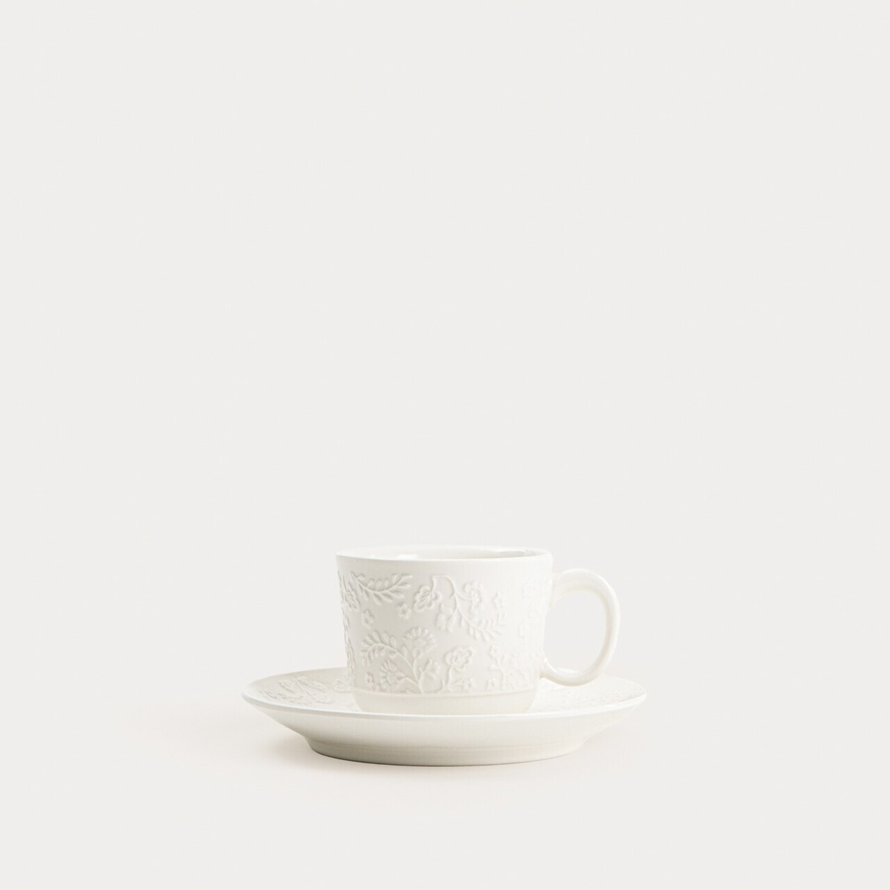Set ceai / cafea 8 piese Beno, Homla, 150 ml, portelan, alb - view 4