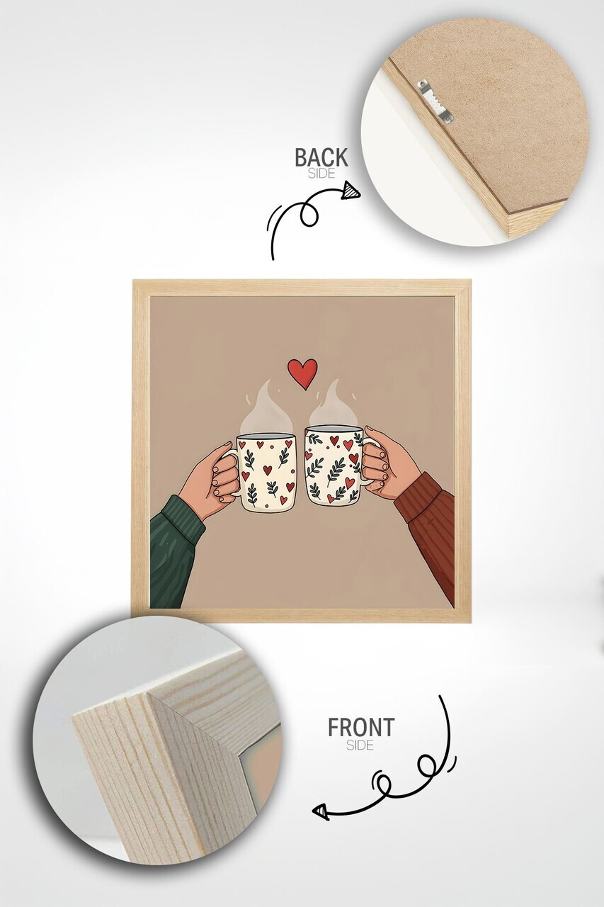 Tablou decorativ, Artkare2, Lemn masiv, MDF (Grosime: 5 mm), Multicolor - view 4