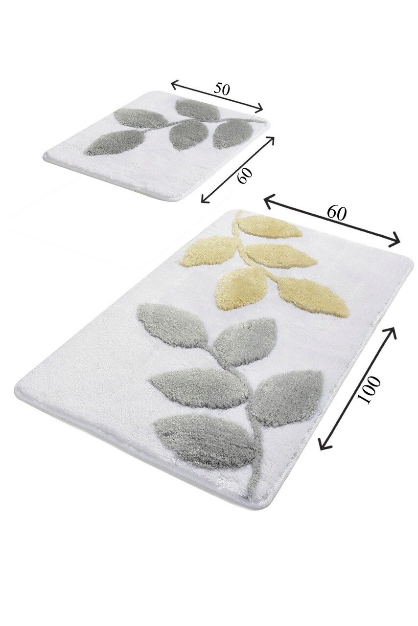 Set covorase de baie 2 piese, Chilai Home, Innovia, Acril, Multicolor - 2 | YEO