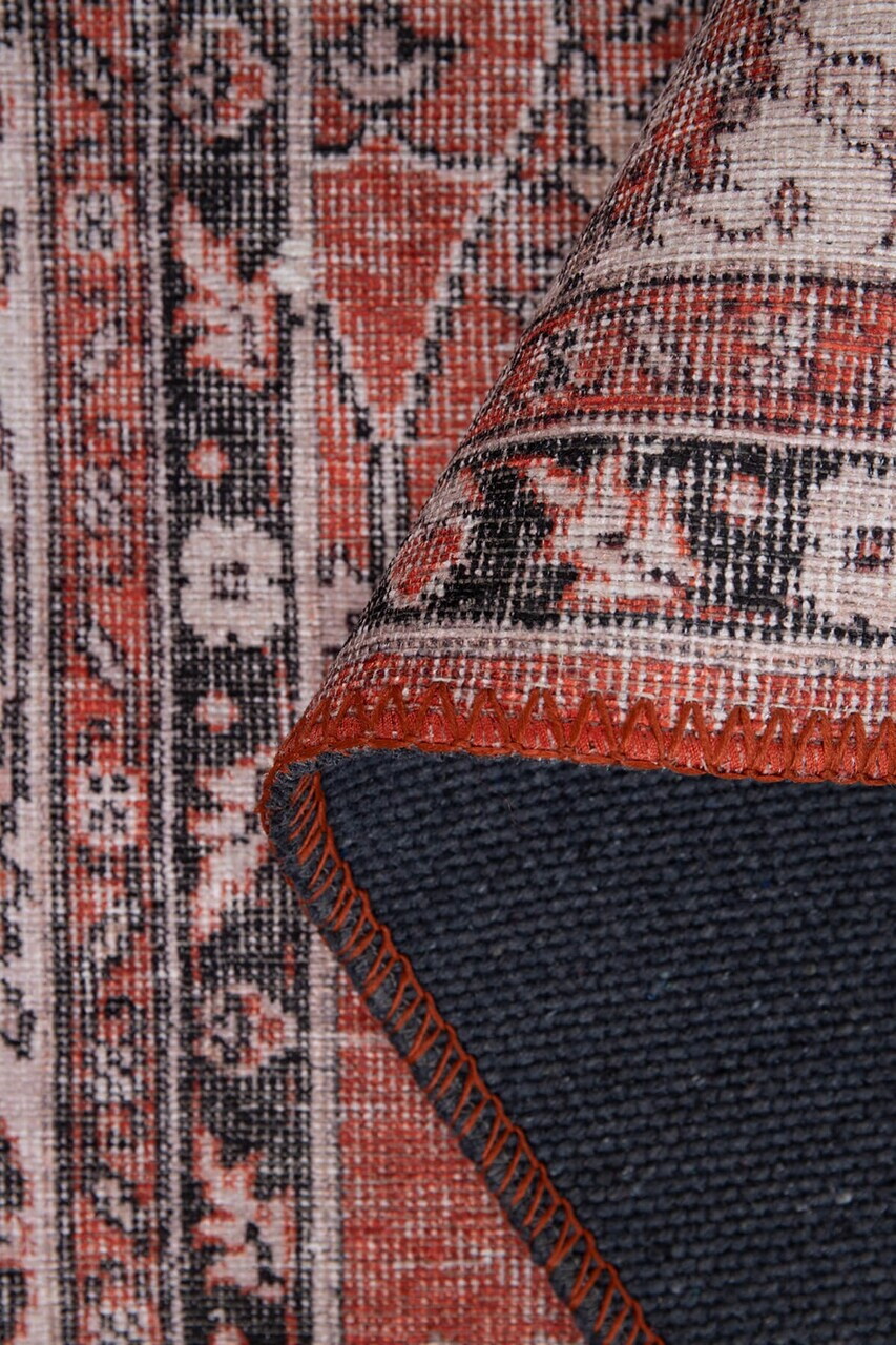 Covor, Folk Chenille, 210x310 cm, Poliester, Rosu — imaginea 4