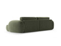 Coltar extensibil reversibil 4 locuri, Tonale, Cosmopolitan Design, 262x149x88 cm, tesatura chenille, verde