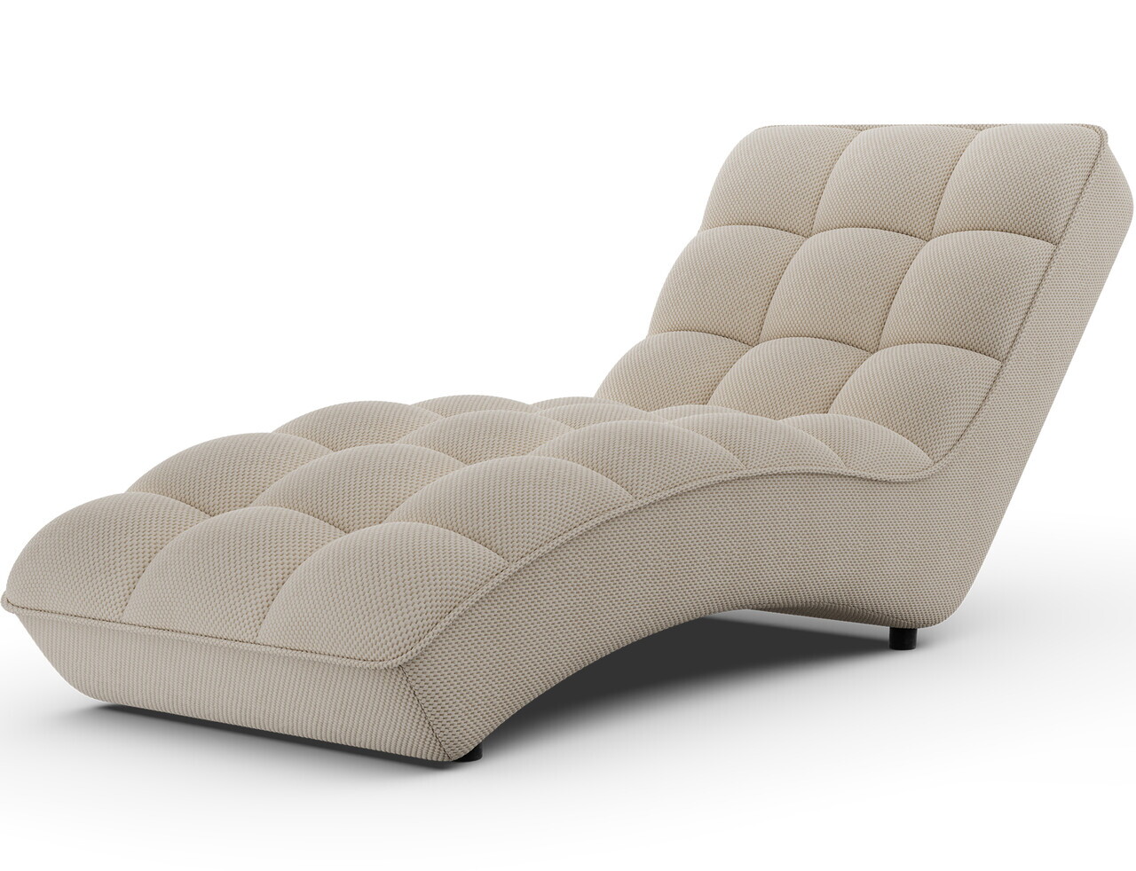 Sezlong living ELTAP, LOR-18CAL, Loren, 170x85x85 cm, poliester, bej deschis - view 4