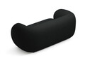 Canapea modulara 2 locuri, Kate, Micadoni, 183x99x76 cm, tesatura boucle, negru
