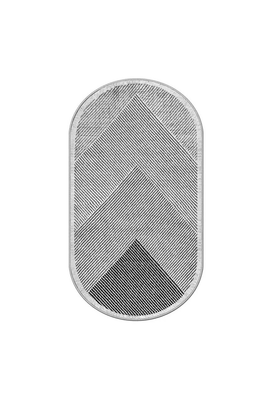 Covor, CLR-5088-GRİ--MTF-60, 80x300 cm, Poliester, Gri — imaginea 2